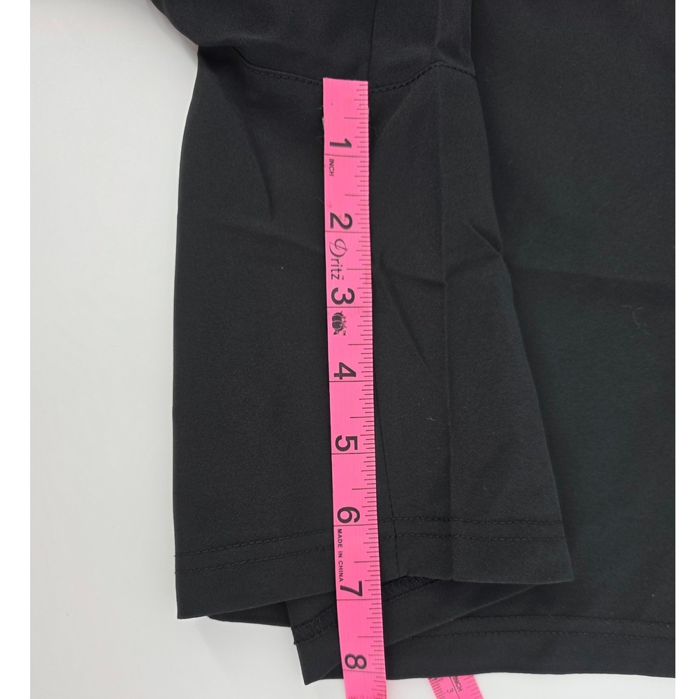 NWT Gaiam Womens Black Shorts Size Large Pull-On 7" Inseam Pockets Lightweight - Picture 9 of 11